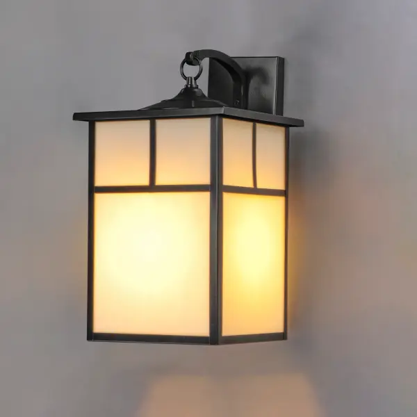 Coldwater One Light Outdoor Wall Lantern in Black - Image 3