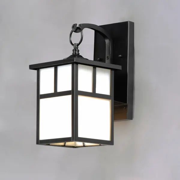 Coldwater One Light Outdoor Wall Lantern in Black - Image 4
