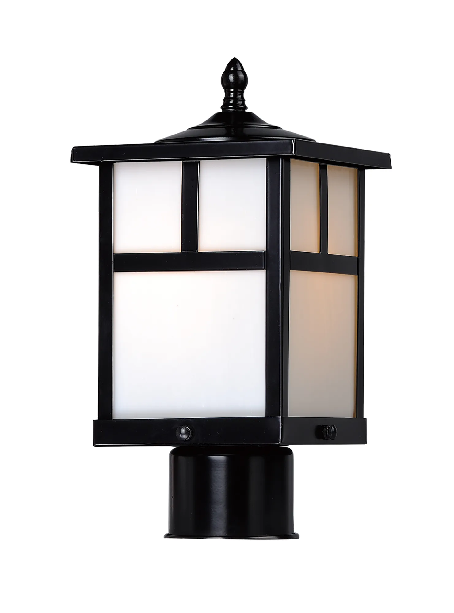 Coldwater One Light Outdoor Pole/Post Lantern in Black