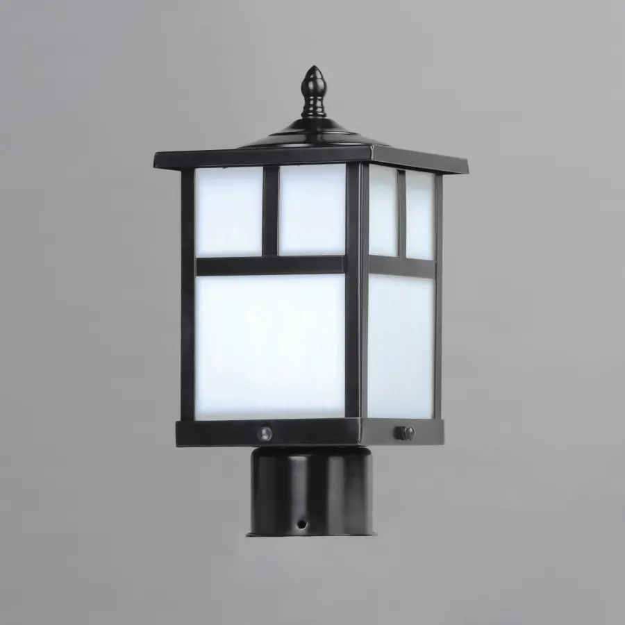 Coldwater One Light Outdoor Post Lantern in Black - Image 2