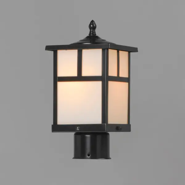 Coldwater One Light Outdoor Post Lantern in Black - Image 3