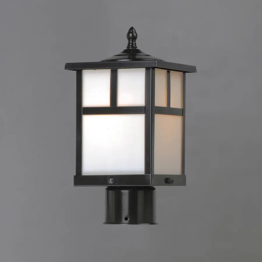Coldwater One Light Outdoor Post Lantern in Black - Image 4