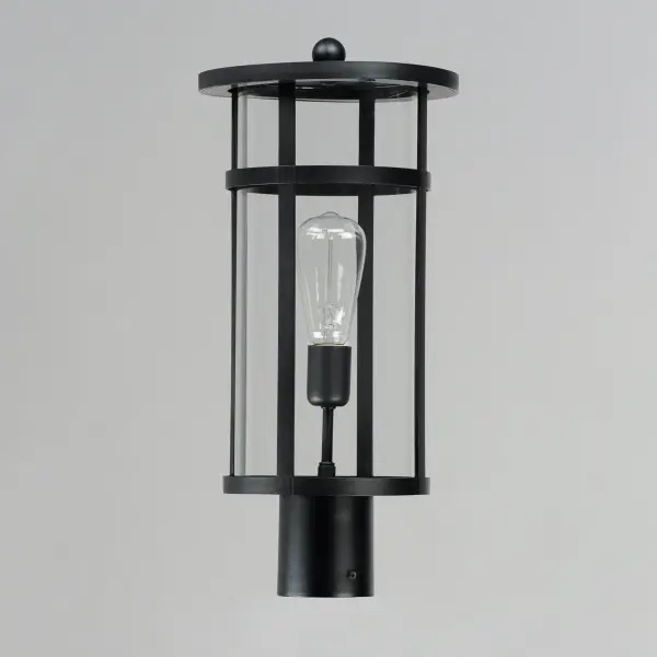 Clean glass cylinders and banded frames provide a transitional design between Coastal, Craftsman, and Modern styles. Clear glass protects the light sources, and the frames are coated in our protective Vivex composite, which is designed to handle harsher coastal conditions. An incredible value and simple design, the Clyde series is an easy selection for most exterior applications. - alternate view