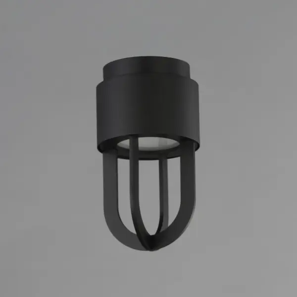 A bold modern design, the Quayside collection features intersecting aluminum frames that elegantly curve to meet at the base. Integrated cutting-edge LED technology provides ample downward lighting while maintaining Dark Sky compliance. Finished in a sleek Matte Black and crafted from Maxim's durable Vivex composite material, these fixtures are engineered to withstand the harshest climates. The collection includes a full range of outdoor lighting solutions, with multiple sconce sizes, a pendant, and a flush mount configuration to suit any exterior space. - alternate view