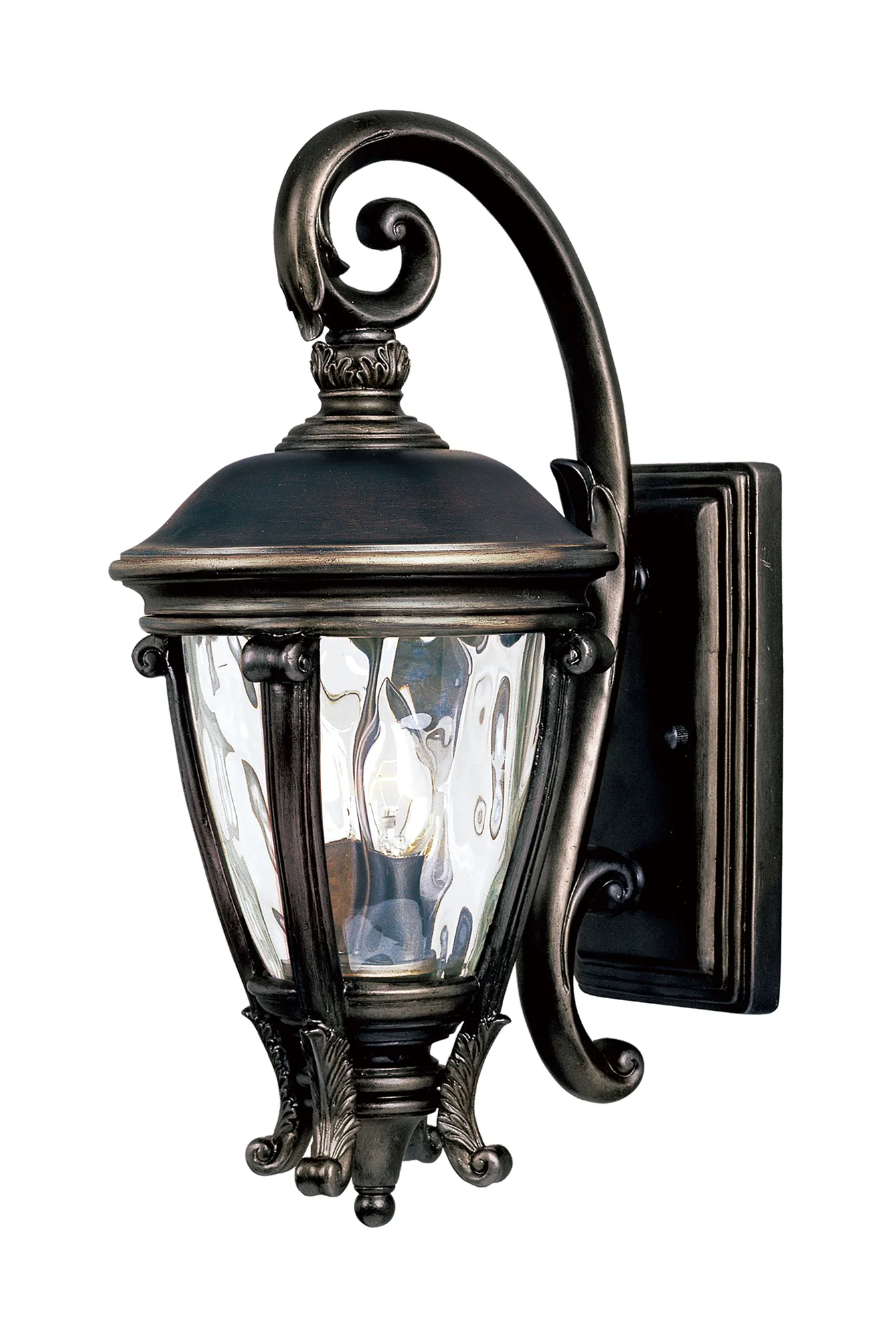 Camden VX Two Light Outdoor Wall Lantern in Golden Bronze