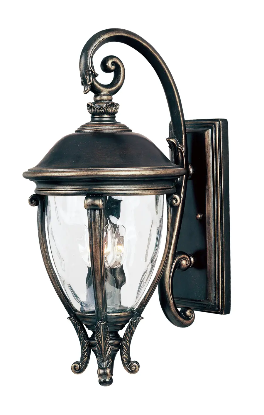 Camden VX Three Light Outdoor Wall Lantern in Golden Bronze - Image 1