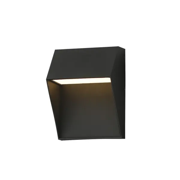 Collection: Cliffsedge VX Finish: Black Width: 6.00" Height: 8.00" Weight: 1.43 lb Extension from Wall: 3.75" Wire: 8" Canopy: 4.25"x5.75" Bulbs Included Number of Bulbs: 1 Maximum Wattage: 8.00 W Bulb Base: PCB Integrated Light Source: LED Light Output: 220.00 lm Color Temperature: 2200 K CRI: 90 Rated Average Life: 35000 Voltage: 120.00 V Material: EPMM,Aluminum, Safety Listing: cETLus ADA LED Manufacturer Warranty: 3 Spec Sheet