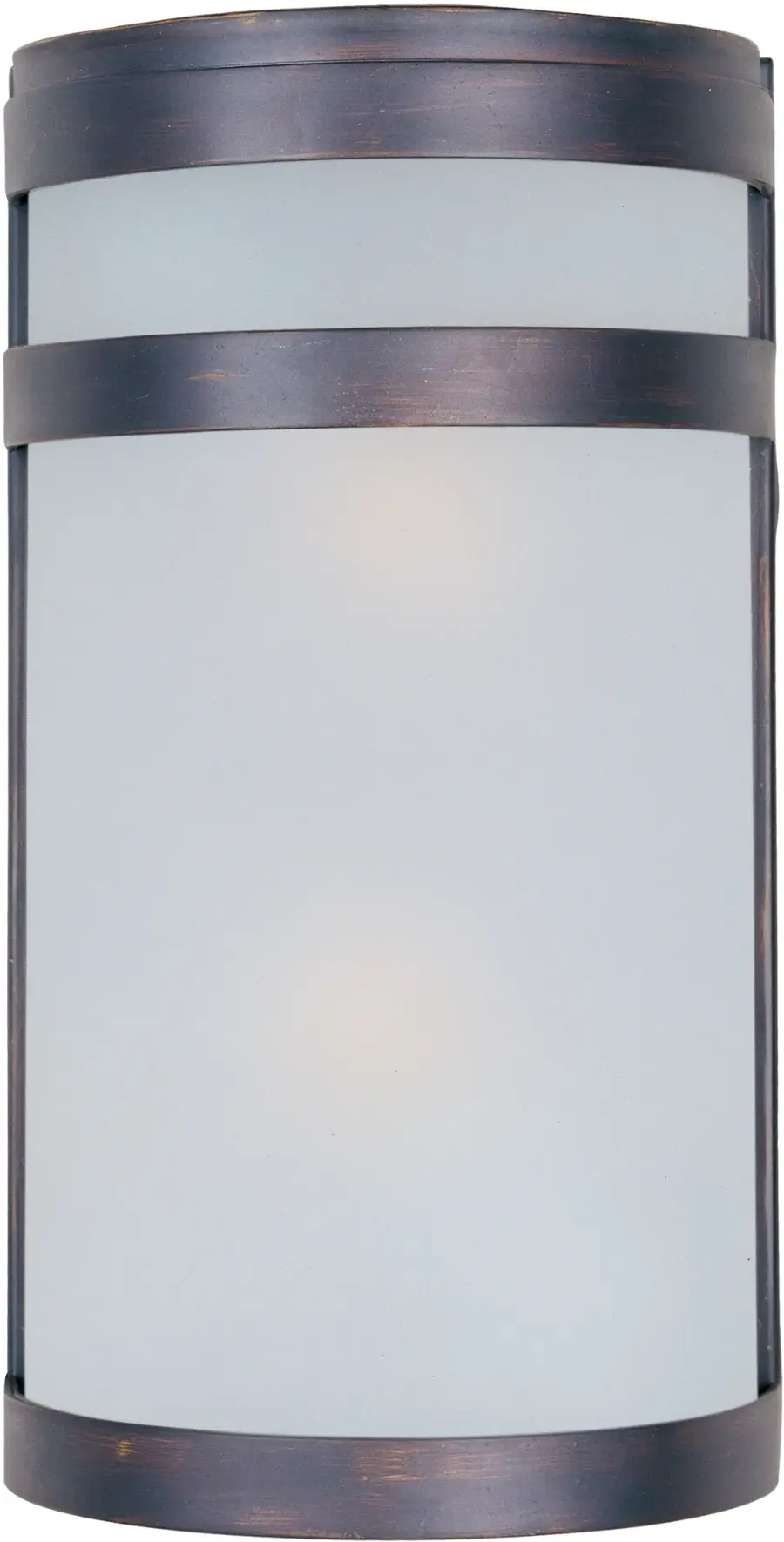 Arc Two Light Outdoor Wall Lantern in Oil Rubbed Bronze - Image 1