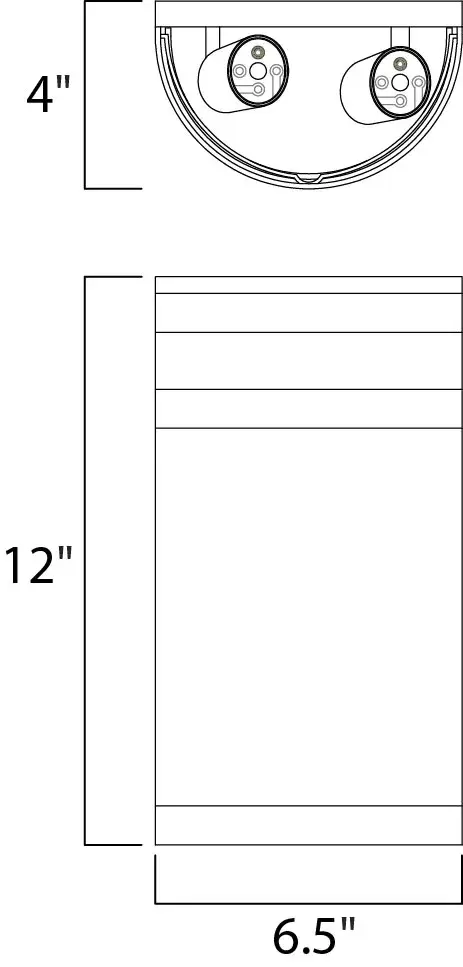 Arc, a contemporary style collection from Maxim Lighting made out of stainless steel, features both indoor and outdoor wall sconces available in two finishes, Stainless Steel and Oil Rubbed Bronze. Arc is also available in an ENERGY STAR certified version in the Arc ES Collection, and CFL version in the Arc CF Collection. - alternate view