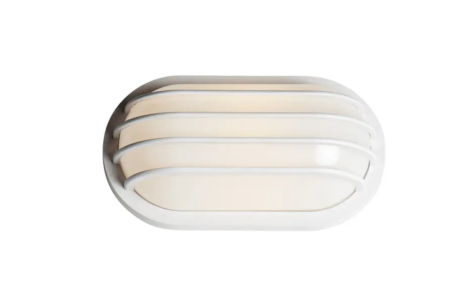 Bulwark LED Outdoor Wall Sconce in White - Image 1