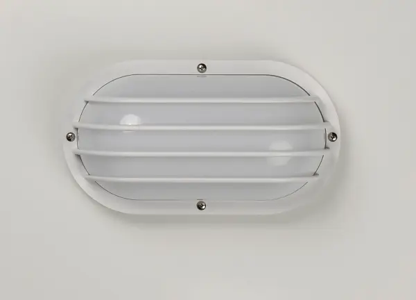 Bulwark LED Outdoor Wall Sconce in White - Image 3