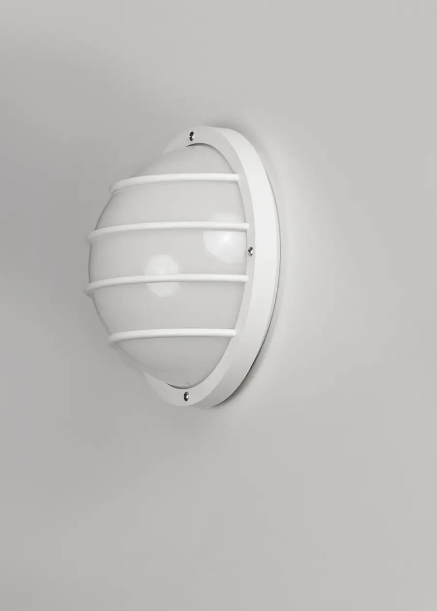 Bulwark LED Outdoor Wall Sconce in White - Image 3