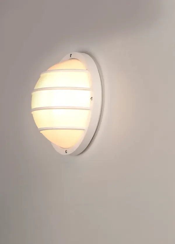 Bulwark LED Outdoor Wall Sconce in White - Image 4