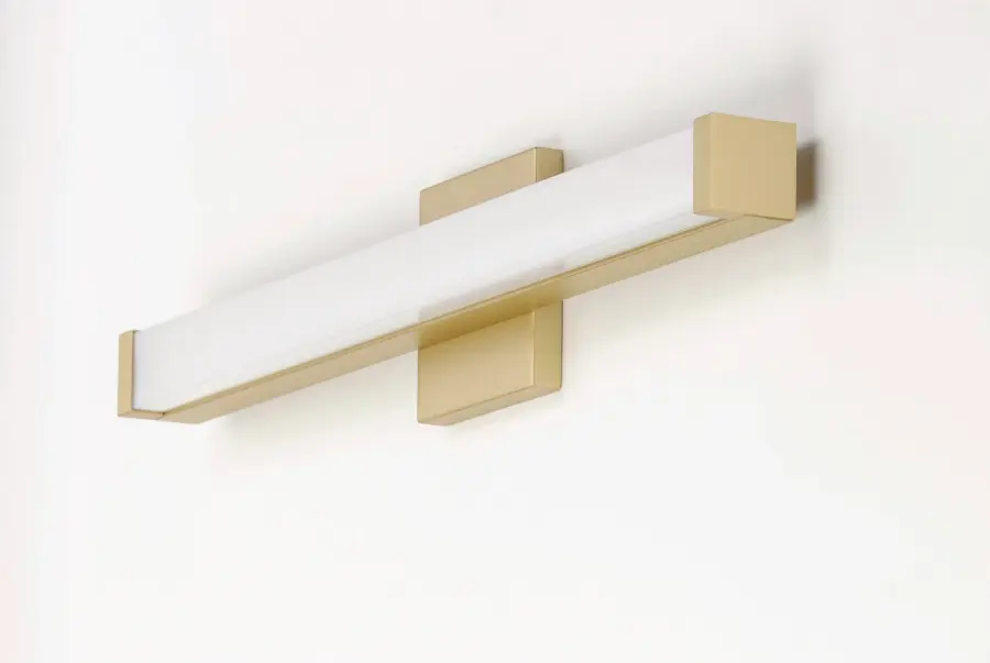 Spec LED Bath Vanity in Gold - Image 2