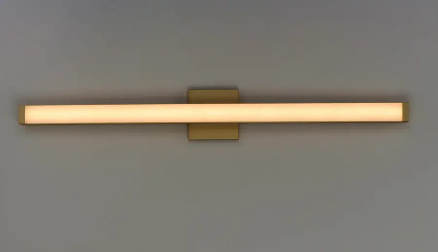 Spec LED Bath Vanity in Gold - Image 4