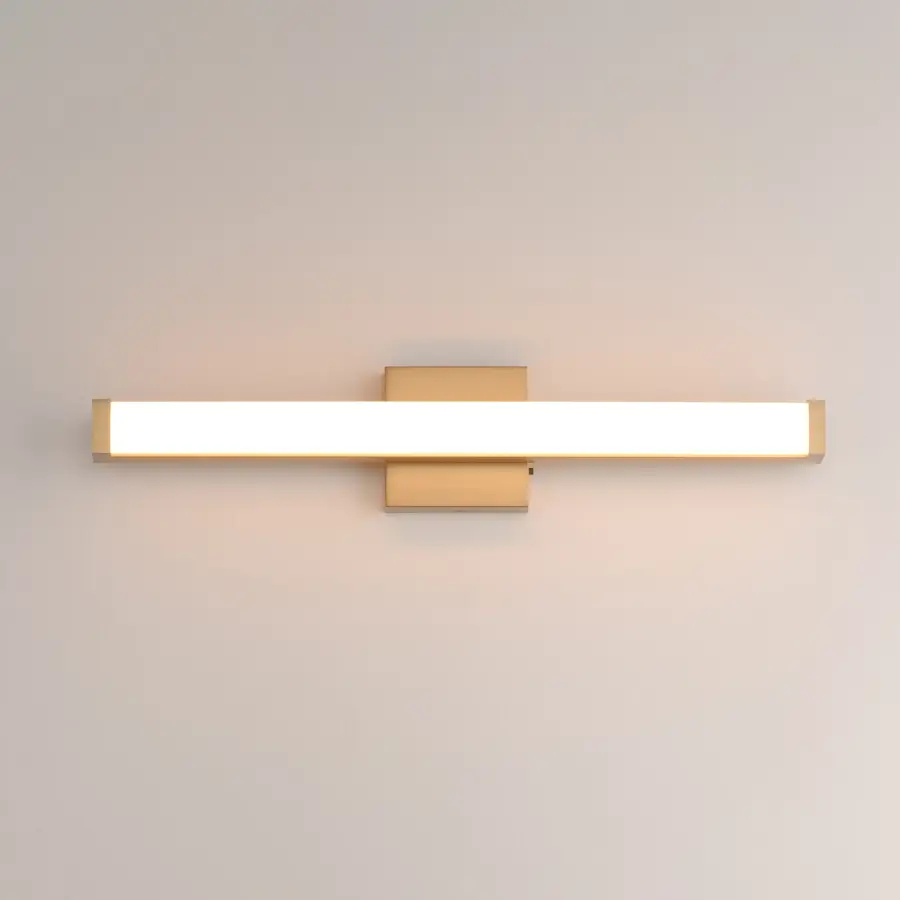 Spec 5CCT LED Bath Vanity in Natural Aged Brass - Image 3