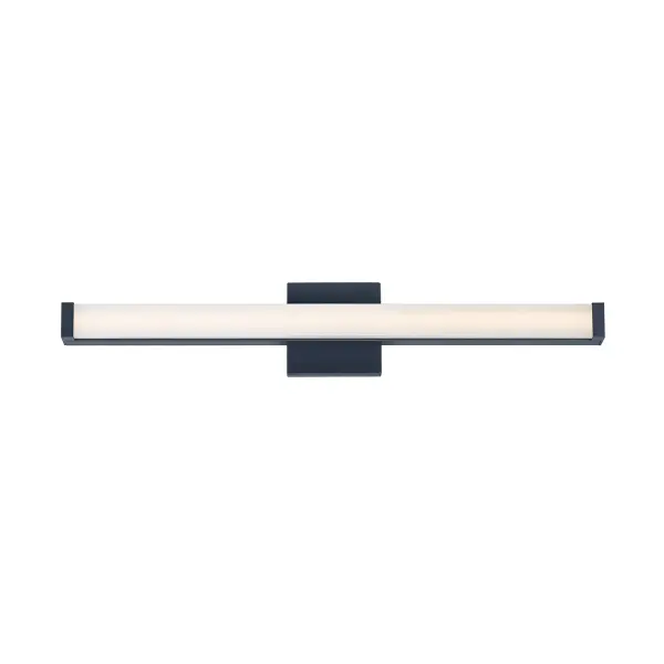This minimalistic contemporary approach to LED vanity lighting in a square profile matte white acrylic diffuser is a standard for both residential and commercial applications. The LED light engine features a smooth dimming driver with range voltage input for flexibility in project applications. The ample lighting and high color rendering index of the LEDs make this sconce the ultimate choice for vanity lighting. A 5-color toggle switch is accessible to adjust the color of the LED between warm 2700K to multiple neutral color tones and a bright 5000K making the collection complete in its offering for a variety of applications.