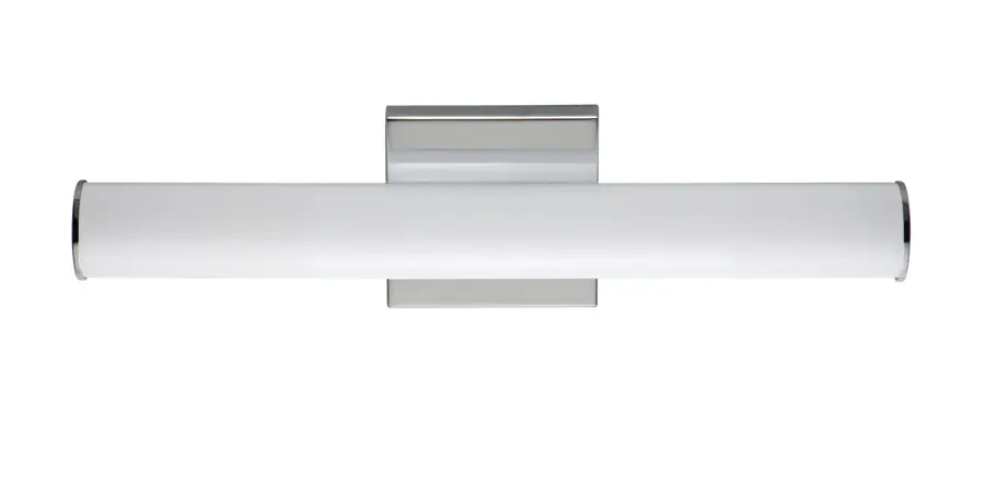 Rail LED Bath Vanity Light in Polished Chrome - Image 1