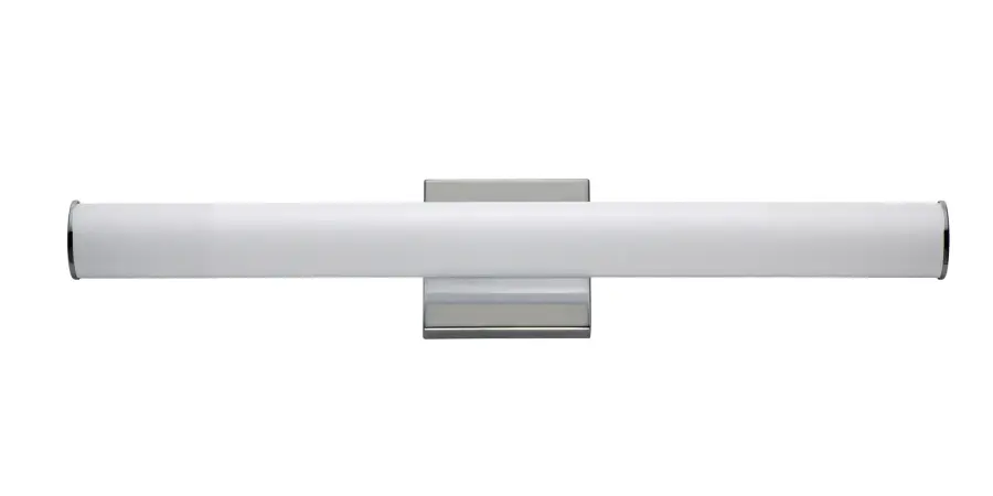 Rail LED Bath Vanity Light in Polished Chrome - Image 1
