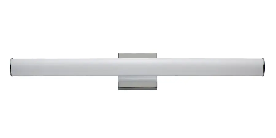 Rail LED Bath Vanity Light in Polished Chrome - Image 1