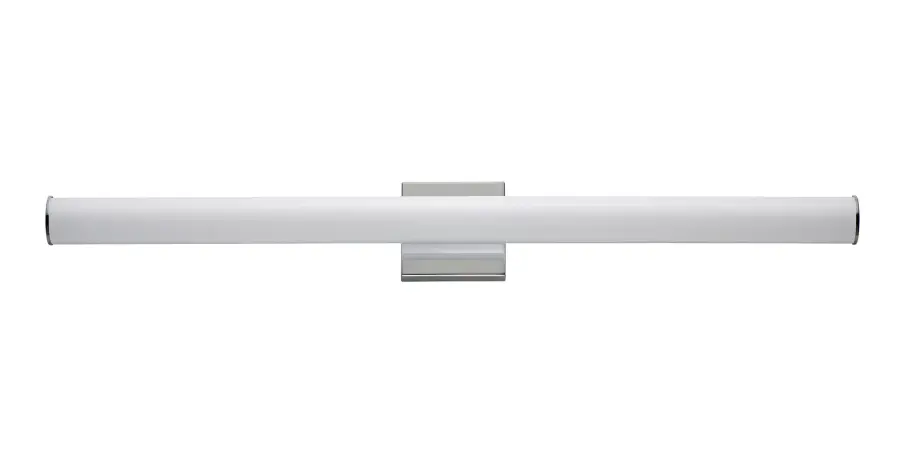 Rail LED Bath Vanity Light in Polished Chrome - Image 1