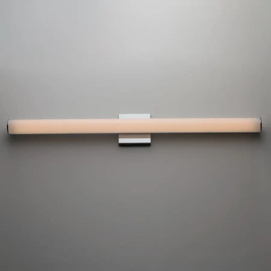 Rail LED Bath Vanity Light in Polished Chrome - Image 2