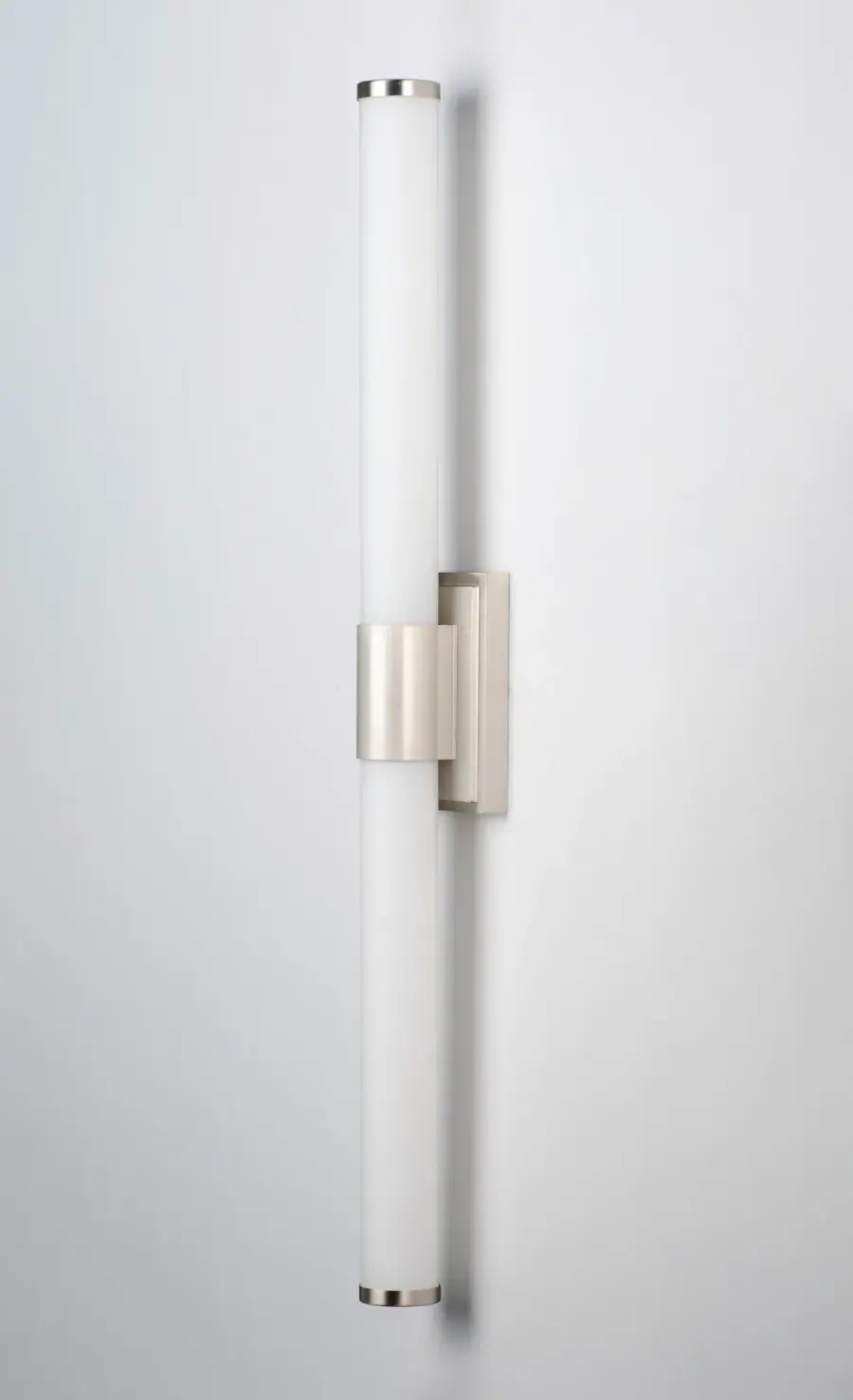 Optic LED Bath Vanity Light in Satin Nickel - Image 3