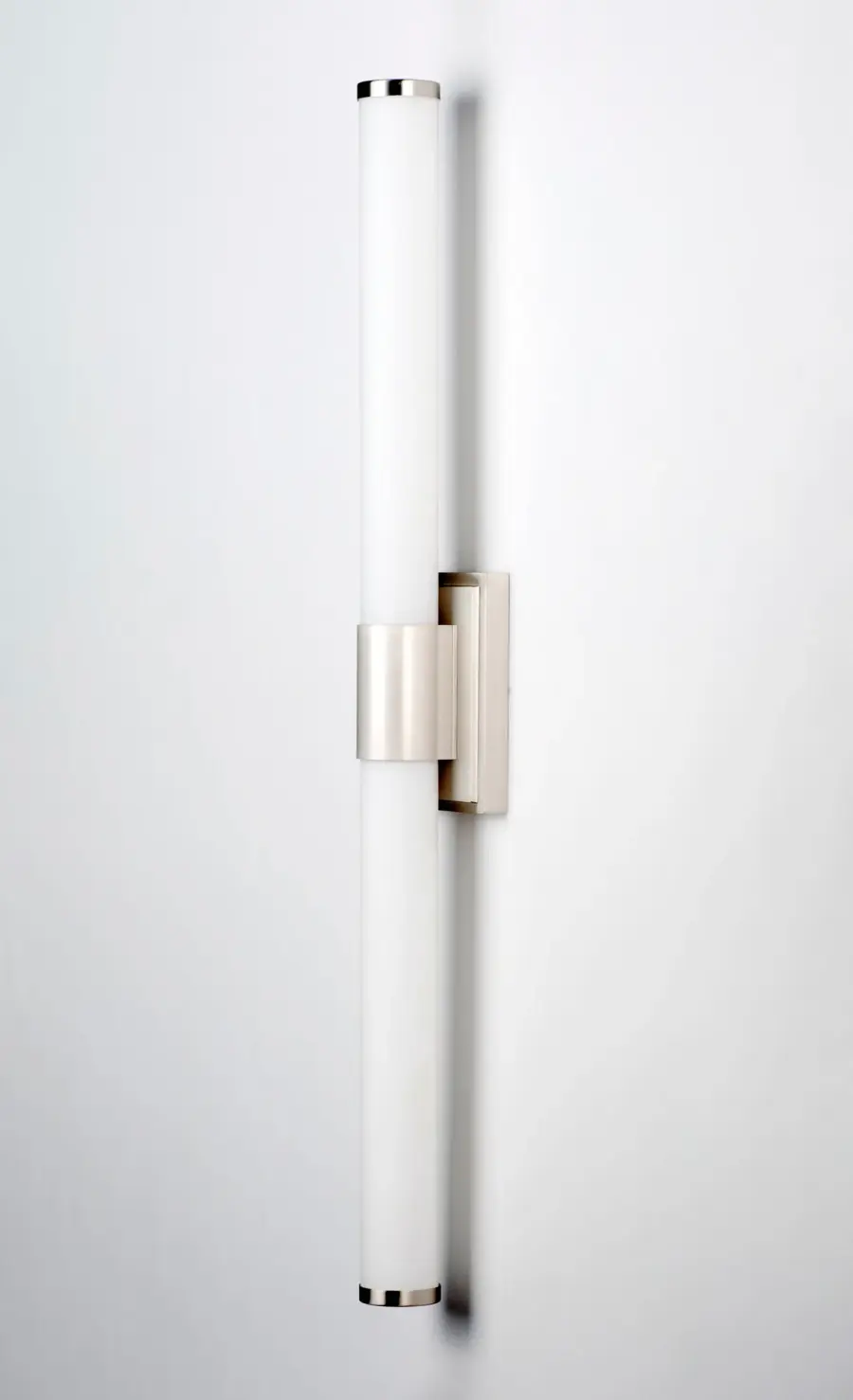 Optic LED Bath Vanity Light in Satin Nickel - Image 3