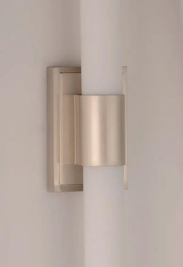 Optic LED Bath Vanity Light in Satin Nickel - Image 4
