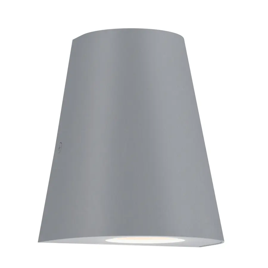 Taper LED Outdoor Wall Sconce in Silver