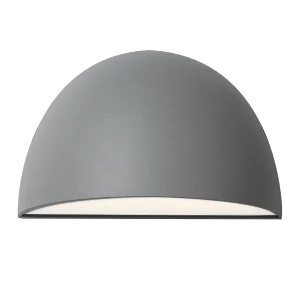 With solid Die-Cast Aluminum construction and powered by a range voltage input driver, Pathfinder is a high performance down light for commercial and residential installations. Choose from a variety of sizes, shapes that are sharply angled or smoothly sloping, and various photocell and motion sensor options. Also available with enabled switch to toggle between 5 light Color Temperature settings, this popular sconce has even more versatility. Choose from Black, Architectural Bronze, or Metallic Sliver outdoor-rated powder coat finishes. Collection: Pathfinder Finish: Silver Width: 7.00" Height: 4.50" Weight: 1.40 lb Extension from Wall: 3.50" Wire: 8" Bulbs Included Number of Bulbs: 1 Maximum Wattage: 15.00 W Bulb Type: PCB Bulb Base: PCB Integrated Light Source: LED Light Output: 820.00 lm Color Temperature: 3000 K CRI: 80 Rated Average Life: 50000 Voltage: 120.00 V Material: Aluminum +Acrylic Safety Listing: cETLus Safety Rating: Wet ADA LED Manufacturer Warranty: 5 Spec Sheet Instructions