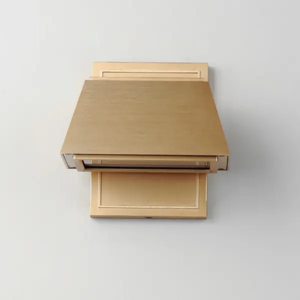 Referencing the classic French-styled roof line, the Mansard LED sconces accentuate the volume of the roof shape in a more traditional styling than other simpler geometries. High powered LED lights are recessed within these sconces to conceal the light source and provide a Dark Sky application for light directing it downwards alone. - alternate view