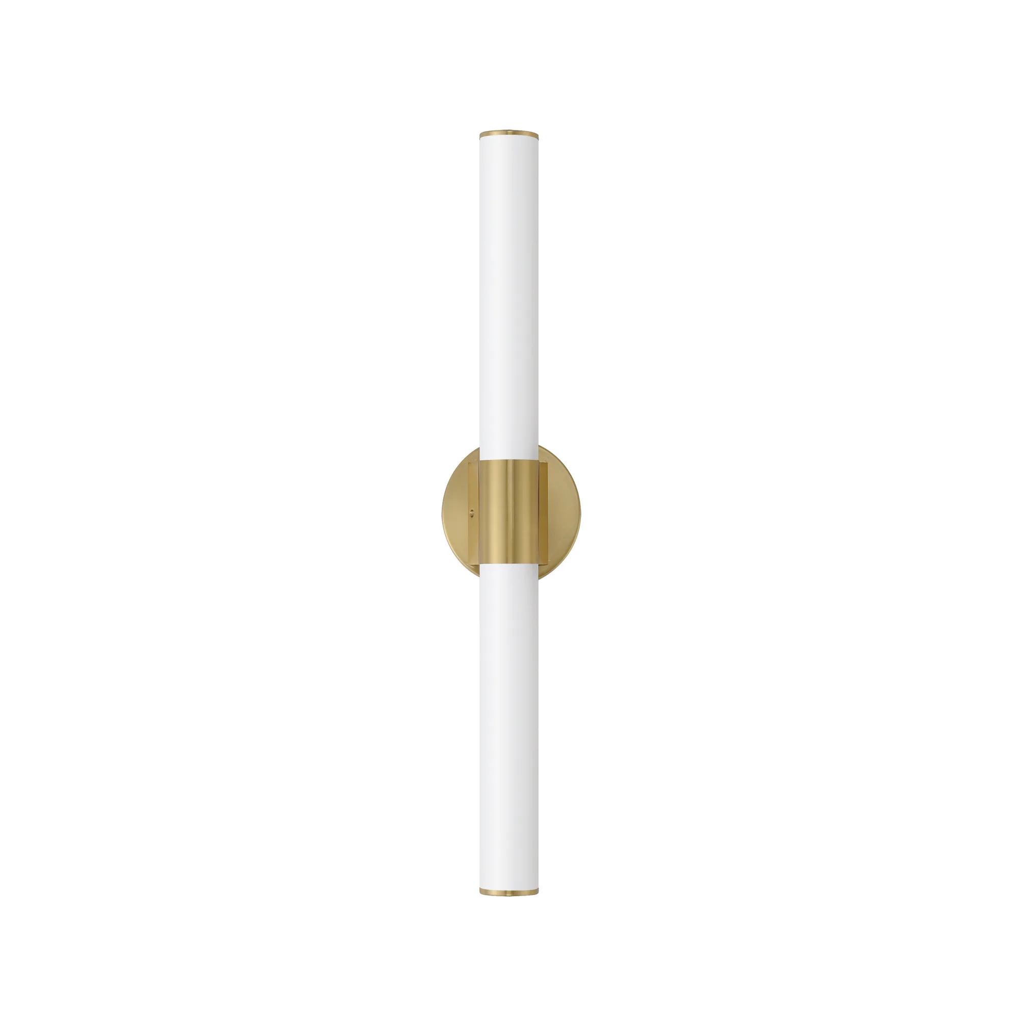 Tubo LED Bath Vanity in Natural Aged Brass