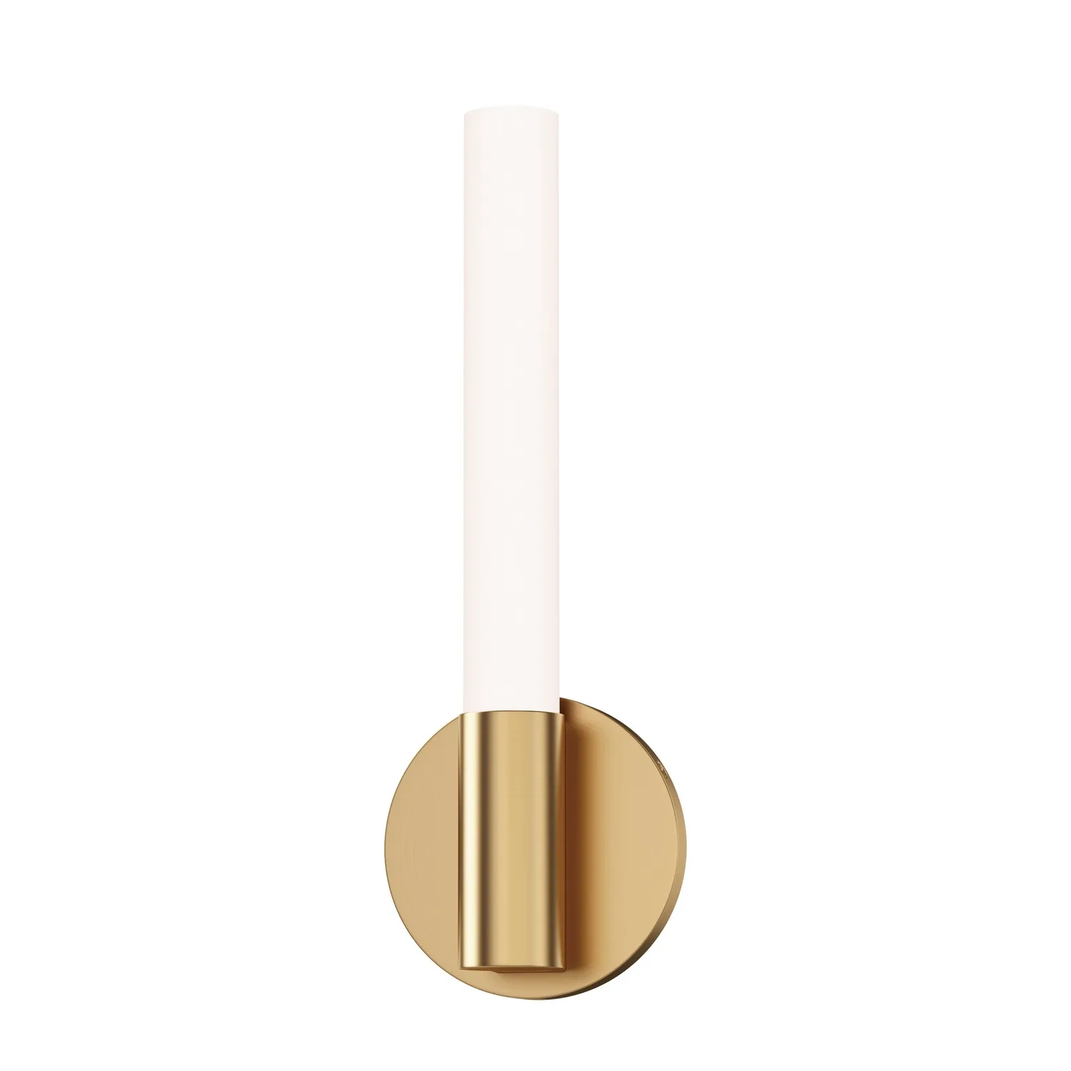 Tubi LED Wall Sconce in Natural Aged Brass