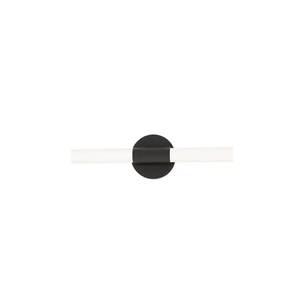 Collection: Tubi Finish: Black Glass: White Width: 18.00" Height: 2.75" Weight: 1.31 lb Extension from Wall: 1.75" Wire: 6" Canopy: 18"x1.75"x1.75" Bulbs Included Number of Bulbs: 1 Maximum Wattage: 20.00 W Bulb Base: PCB Integrated Light Source: LED Light Output: 1620.00 lm Color Temperature: 2700 K CRI: 90 Rated Average Life: 50000 Voltage: 120.00 V Material: PC, Steel Safety Listing: cETLus Title 24 LED Manufacturer Warranty: 5 Spec Sheet