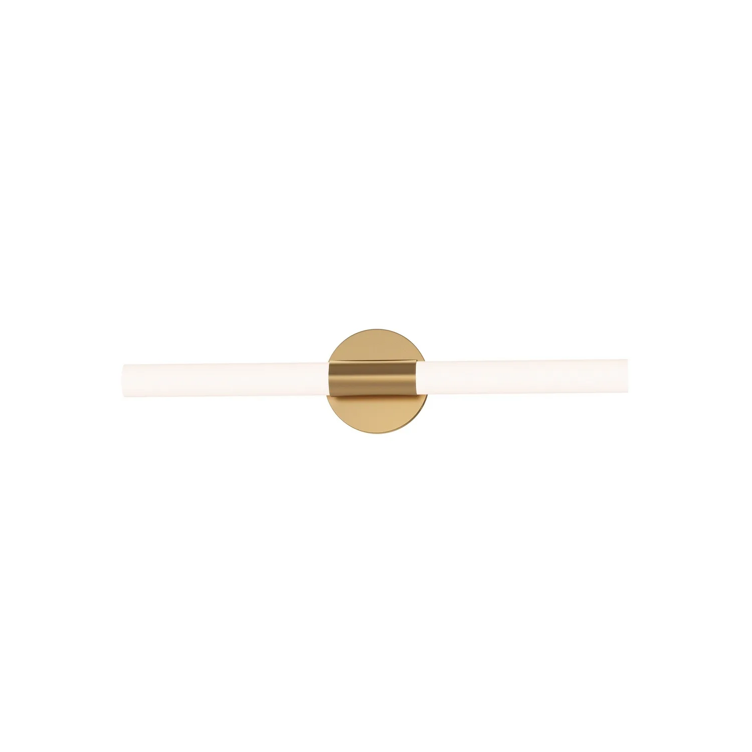 Tubi LED Bath Bar in Natural Aged Brass