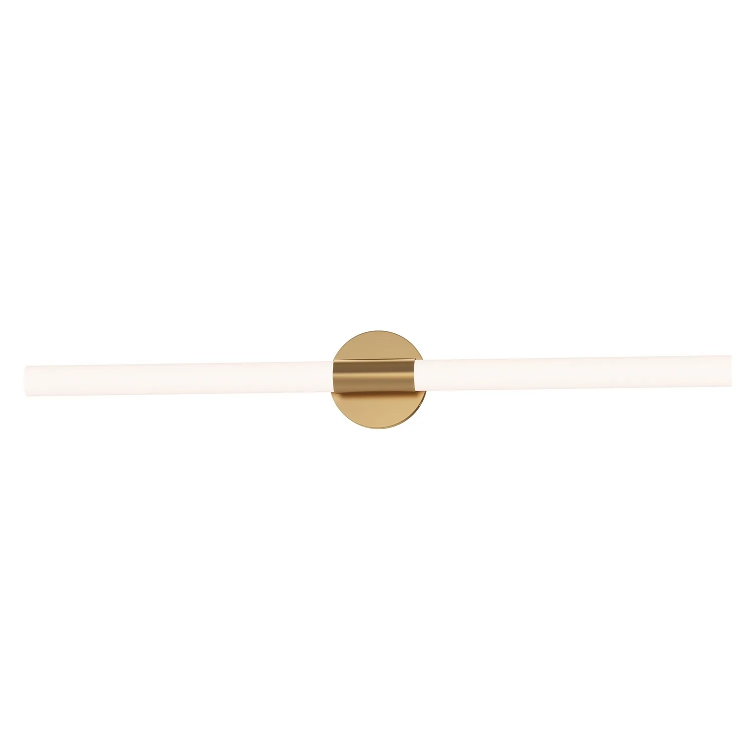 Tubi LED Bath Bar in Natural Aged Brass