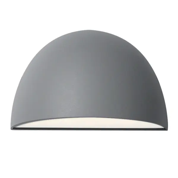With solid Die-Cast Aluminum construction and powered by a range voltage input driver, Pathfinder is a high performance down light for commercial and residential installations. Choose from a variety of sizes, shapes that are sharply angled or smoothly sloping, and various photocell and motion sensor options. Also available with enabled switch to toggle between 5 light Color Temperature settings, this popular sconce has even more versatility. Choose from Black, Architectural Bronze, or Metallic Sliver outdoor-rated powder coat finishes. Collection: Pathfinder Finish: Silver Width: 7.00" Height: 4.50" Weight: 1.50 lb Extension from Wall: 3.50" Wire: 8" Canopy: 4.5"x7" Bulbs Included Number of Bulbs: 1 Maximum Wattage: 15.00 W Bulb Type: LED Bulb Base: Integrated Light Source: LED Light Output: 1300.00 lm Color Temperature: 2200 K CRI: 90 Rated Average Life: 25000 Voltage: 120.00 V Material: Aluminum, Glass Safety Listing: cETLus Safety Rating: Wet ADA LED Manufacturer Warranty: 2 Spec Sheet