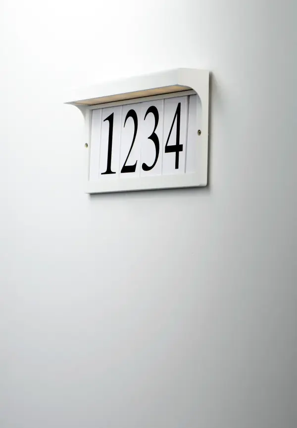 For Vertical and Horizontal configurations, look no further than these address lights. Conveniently square tiles are available in Classic and contemporary fonts with your choice of a more decorative or clean frame. Ranging from 12-24V, these address lights pair with both landscape transformers and doorbell chime transformers to allow low voltage wire installations. Available in Bronze and Black. Collection: Address Finish: White Width: 12.50" Height: 7.00" Length: 12.50" Weight: 1.21 lb Extension from Wall: 2.25" Wire: 6" Bulbs Included Number of Bulbs: 1 Maximum Wattage: 3.00 W Bulb Type: AC Bulb Base: Integrated Light Source: LED Light Output: 70.00 lm Color Temperature: 3000 K CRI: 80 Rated Average Life: 25000 Voltage: 12.00 V Material: Aluminum Safety Listing: cETLus Safety Rating: Wet ADA Dark Sky LED Manufacturer Warranty: 1 Spec Sheet Instructions Parts Diagram - alternate view