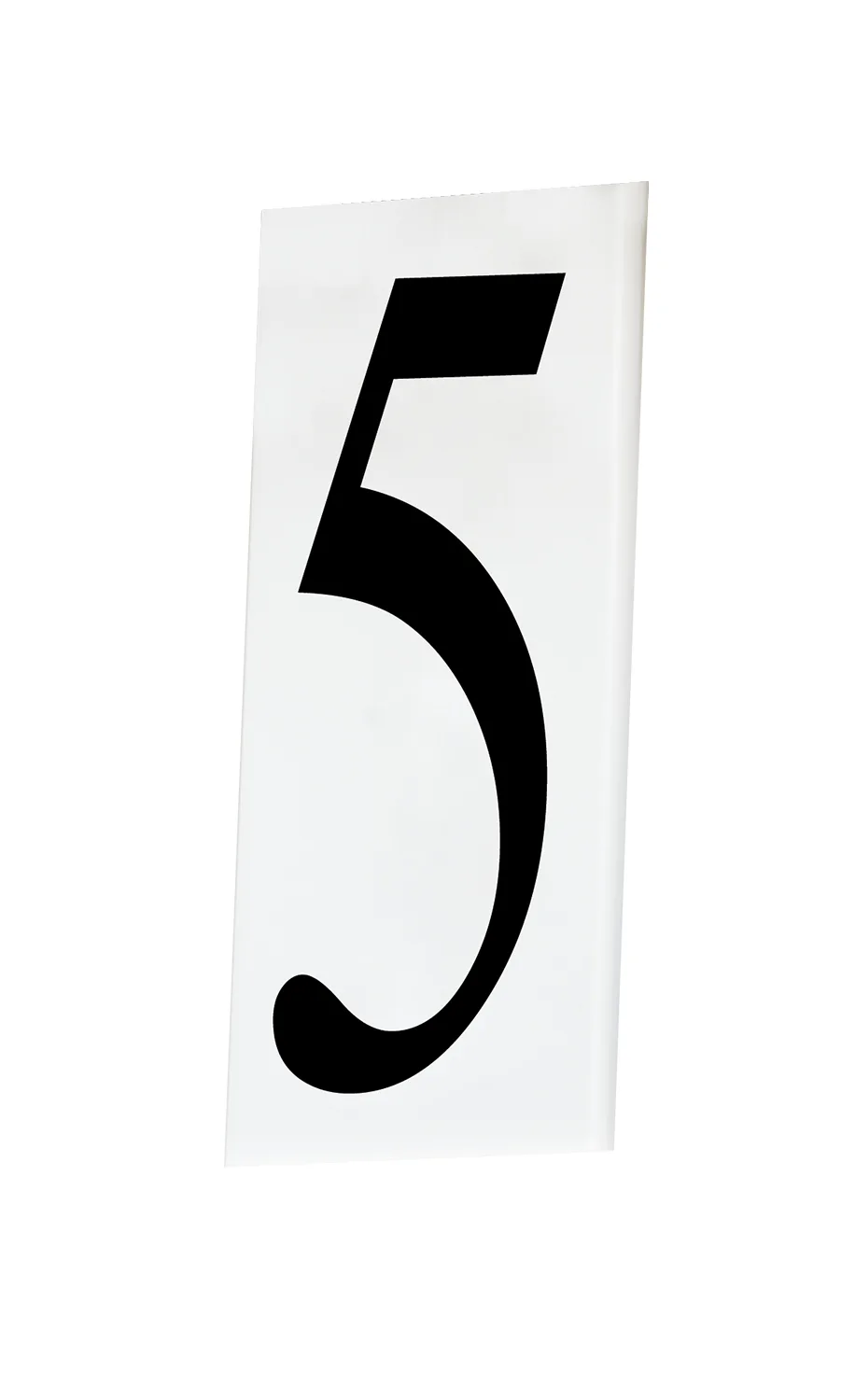Address House Number 5 in White