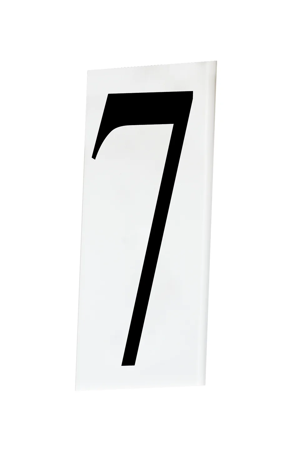 Address House Number 7 in White