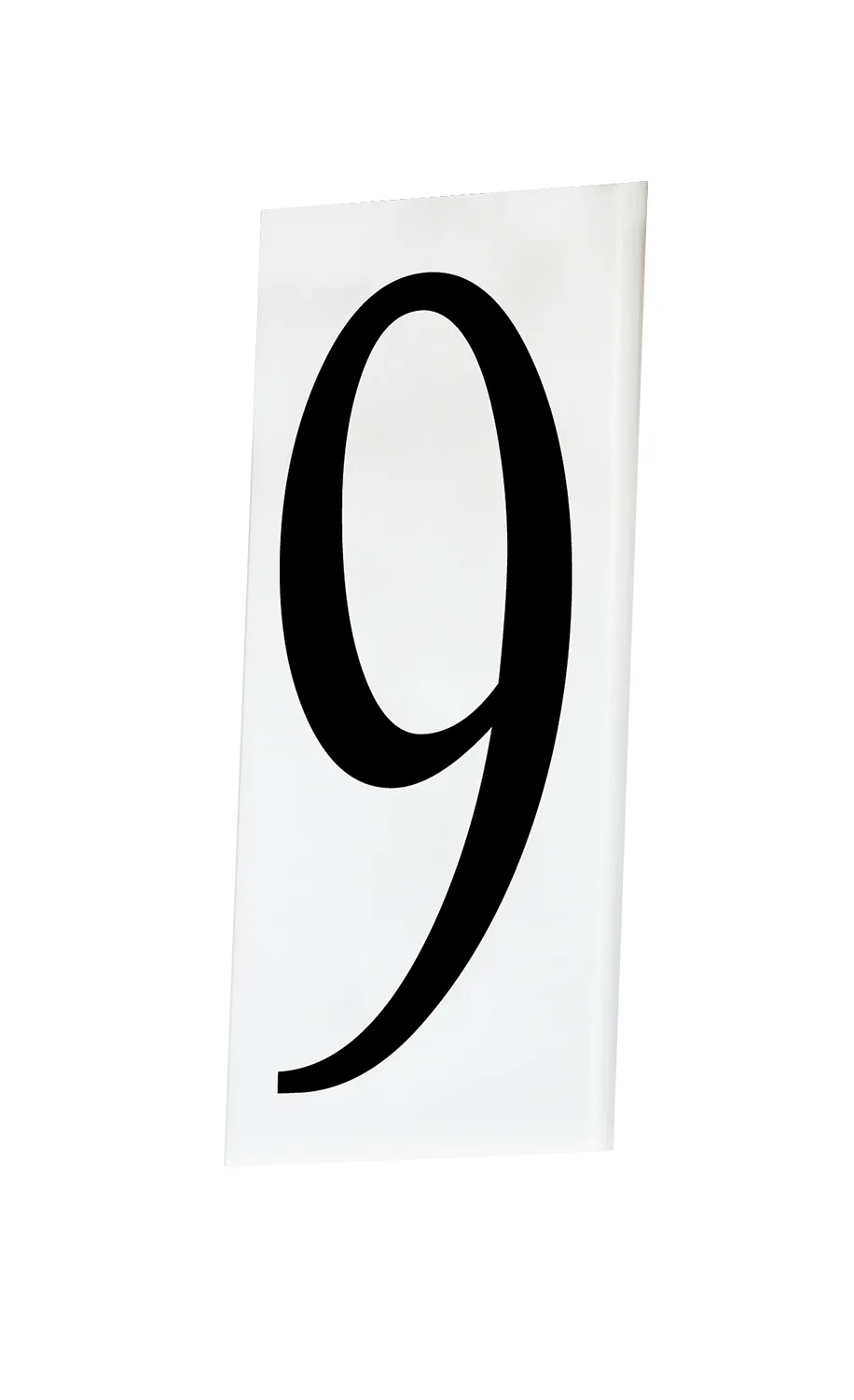 Address House Number 9 in White