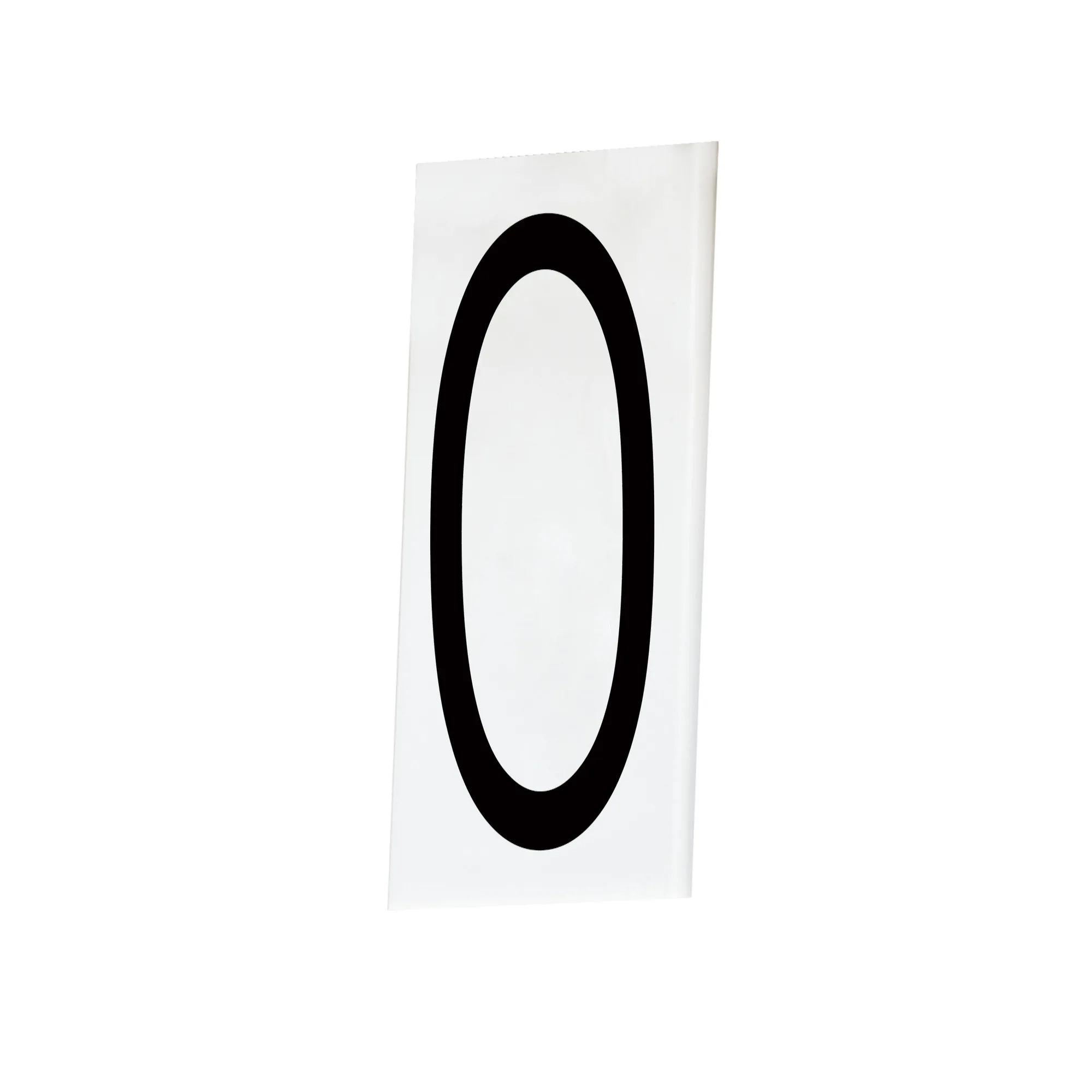 Address House Number 0 in White