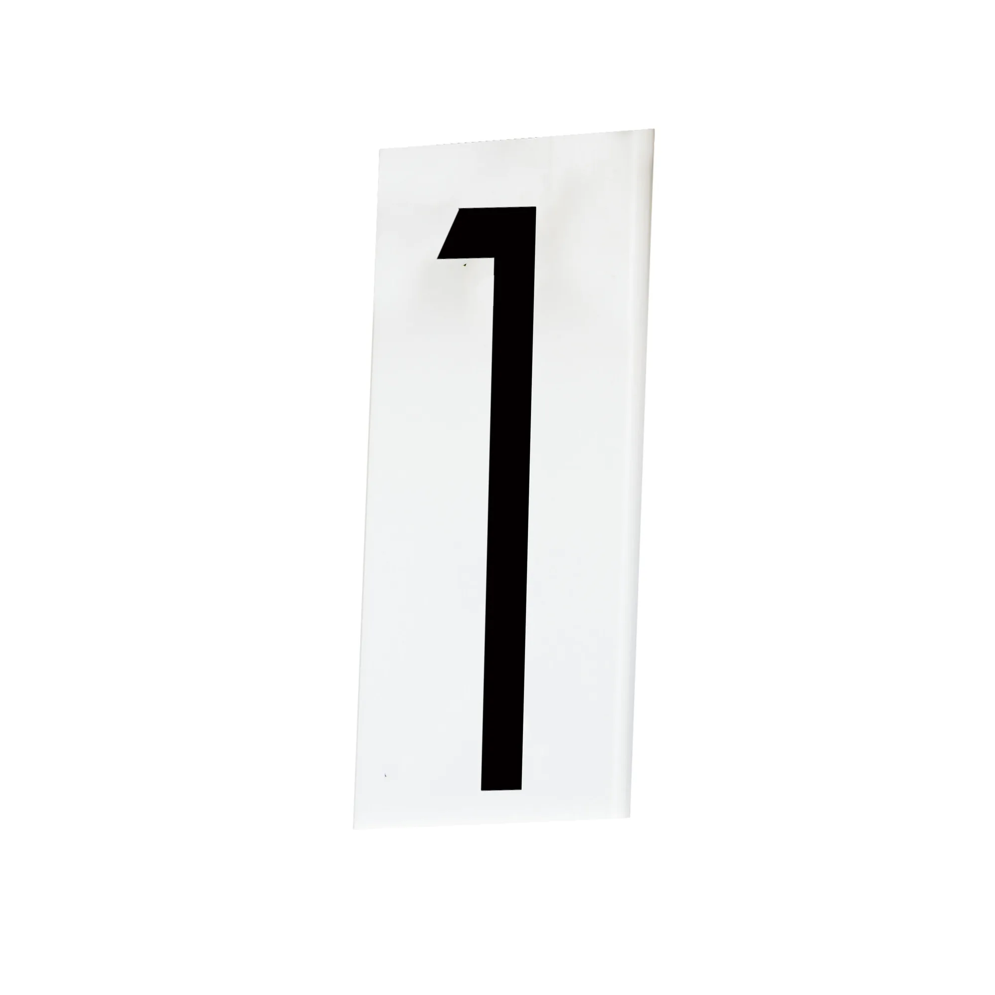 Address House Number 1 in White