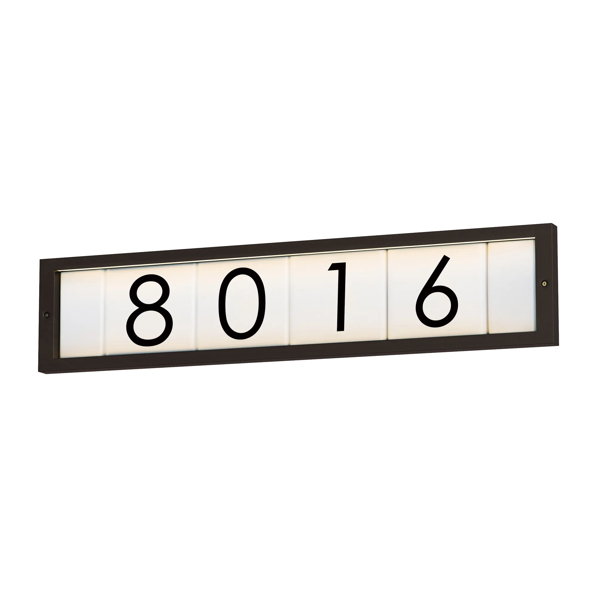 Address LED Address Frame in Black