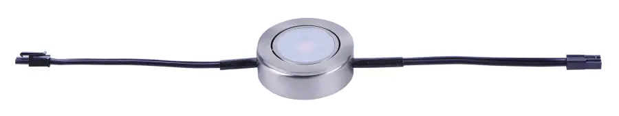 CounterMax MX-LD-AC LED Puck Light in Satin Nickel - Image 1