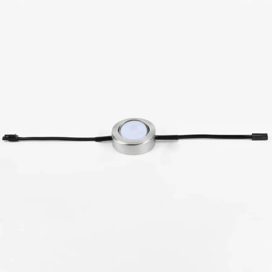 CounterMax MX-LD-AC LED Puck Light in Satin Nickel - Image 3