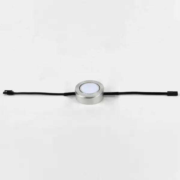 CounterMax MX-LD-AC LED Puck Light in Satin Nickel - Image 4
