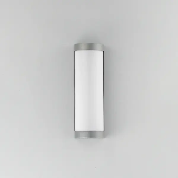 Featuring robust aluminum construction, the Halfpipe collection is designed for commercial applications outdoor. A half round form factor of uniformly illuminated frosted UV-rated acrylic diffuser is framed in Black or Brushed Aluminum metal. Commercially rated, dedicated 120-277V LED components, delivers reliable performance in demanding environments. While ideal for exterior facades, its ADA-compliant extension makes it equally suited for interior spaces such as elevator lobbies, hallways, and meeting rooms. - alternate view