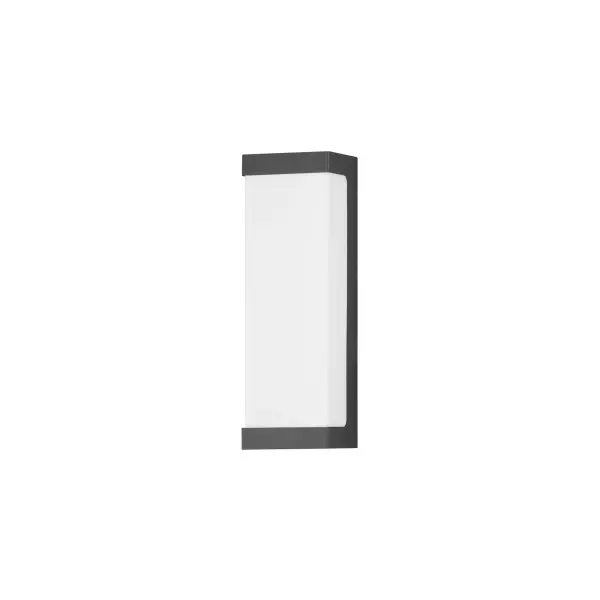 Featuring robust aluminum construction, the Tunnel collection is designed for commercial applications outdoor. A rectilinear form of uniformly illuminated frosted UV-rated acrylic diffuser is framed in Black or Brushed Aluminum metal. Commercially rated, dedicated 120-277V LED components, delivers reliable performance in demanding environments. While ideal for exterior facades, its ADA-compliant extension makes it equally suited for interior spaces such as elevator lobbies, hallways, and meeting rooms. Collection: Tunnel Finish: Black Glass: White Width: 5.00" Height: 15.00" Weight: 6.81 lb Extension from Wall: 4.00" Wire: 8" Canopy: 4.25"x0.75" Bulbs Included Number of Bulbs: 2 Maximum Wattage: 9.00 W Bulb Base: Integrated Light Source: LED Light Output: 900.00 lm Color Temperature: 2700 K CRI: 90 Rated Average Life: 35000 Voltage: 120.00 V Material: Satinledd Steel, Acrylic Safety Listing: cETLus Safety Rating: Wet ADA LED Spec Sheet Instructions